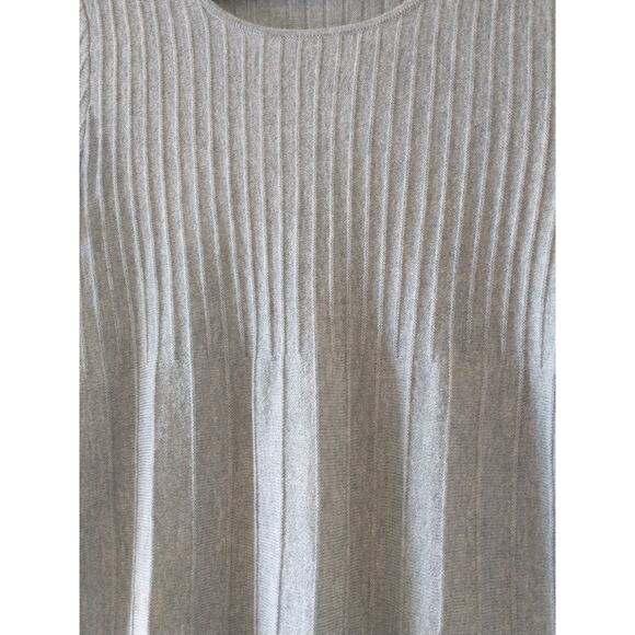 Eileen Fisher Italian Wool Dress Pleats Gray XXS Career Office Lightweight - Picture 12 of 12
